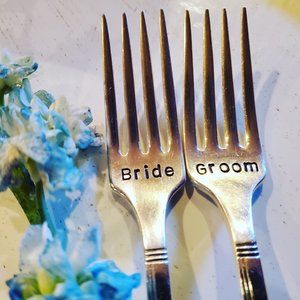 Wedding Cake Tasting Forks ~ Customizable